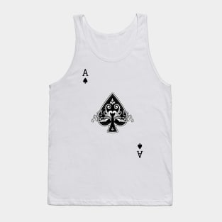 Ace of Spades Vintage Cool Black Tank Top